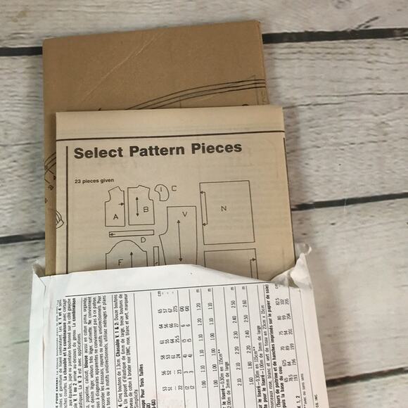 Vintage Simplicity 7944 Sewing Pattern Smock Dress Jumper Blouse Sz AA 2-4 - Picture 11 of 11